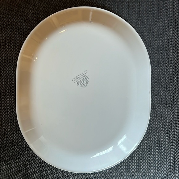 Corelle Forever Yours Serving Platter Vintage 10 x 12” Oval Excellent Condition - Picture 8 of 10